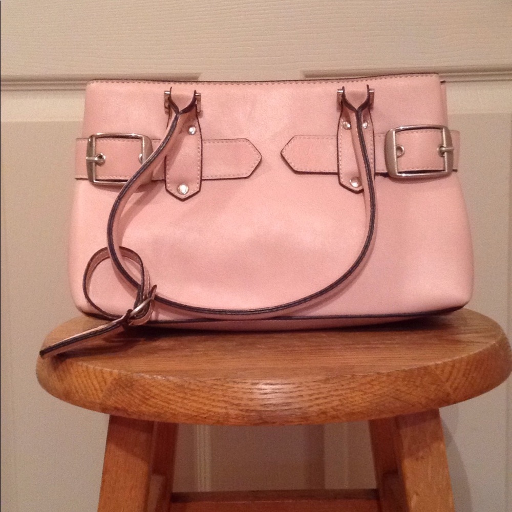 Light Pink Vegan (PU) Handbag